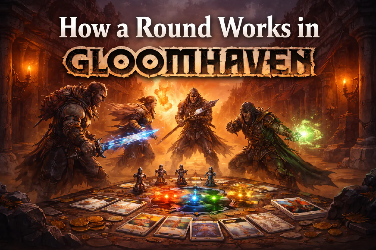 How a Round Works in Gloomhaven (Step-by-Step Guide)